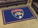 4x6 Rug 4x6 Rug NHL Florida Panthers 4'x6' Plush Rug FANMATS