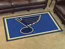 4x6 Rug 4x6 Rug NHL St. Louis Blues 4'x6' Plush Rug FANMATS