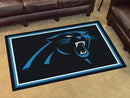4x6 Rug NFL Carolina Panthers 4'x6' Plush Rug