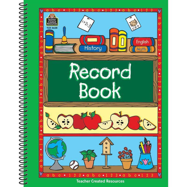 (5 Ea) Record Book Green Border-Learning Materials-JadeMoghul Inc.