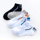 5 Pairs/lot Men Socks Stretchy Shaping Teenagers Short Sock Suit for All Season Non-slip Durable Male Socks Hosiery-F randomly mixing-JadeMoghul Inc.