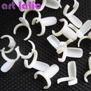 50 Pcs Acrylic Full Nail Tips Polish UV Gel Color Pops Display Nail Art Ring Style Nail Tips--JadeMoghul Inc.