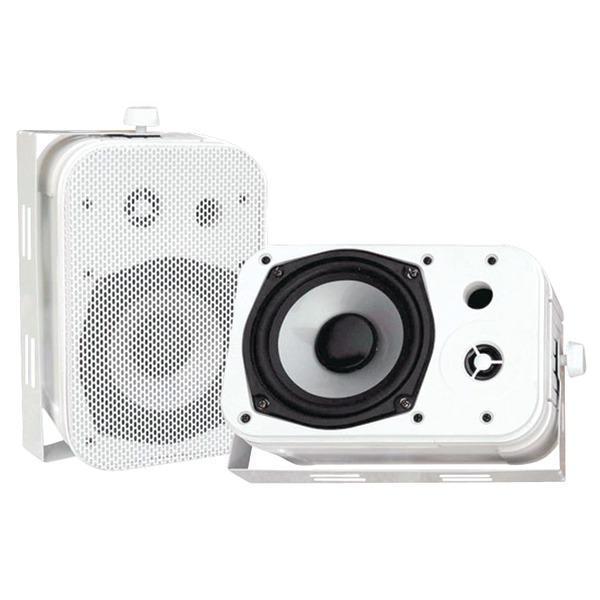 5.25" Indoor/Outdoor Waterproof Speakers (White)-Speakers, Subwoofers & Accessories-JadeMoghul Inc.