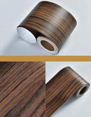5M/10M PVC Waterproof Waist Line Wood Marble Self Adhesive Skirting Line Wallpaper Living Room Decor Vinyl Border Wall Stickers JadeMoghul Inc.