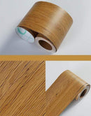 5M/10M PVC Waterproof Waist Line Wood Marble Self Adhesive Skirting Line Wallpaper Living Room Decor Vinyl Border Wall Stickers JadeMoghul Inc.