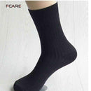 5pairs Men Dress Socks-Navy blue-42 to 43 EU-JadeMoghul Inc.