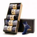 5pairs/Lot Casual Breatheable Anti-Bacterial Long Cotton Socks-1-JadeMoghul Inc.