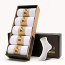 5pairs/Lot Casual Breatheable Anti-Bacterial Long Cotton Socks-8-JadeMoghul Inc.