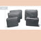 5pcs In One Set Large Travelling Storage Bag Luggage Clothes Tidy Organizer Pouch Suitcase cosmetiquera bolso cosmetic bag-grey-JadeMoghul Inc.