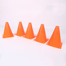5pcs18CM Sign Bucket 6Inch Barrier Football Road Flat Training Cone Roller Pile Springback Marking Cup Symbol Sports Accessories