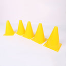 5pcs18CM Sign Bucket 6Inch Barrier Football Road Flat Training Cone Roller Pile Springback Marking Cup Symbol Sports Accessories