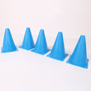 5pcs18CM Sign Bucket 6Inch Barrier Football Road Flat Training Cone Roller Pile Springback Marking Cup Symbol Sports Accessories