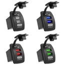 5V 3.1A Universal Car Charger Waterproof Dual USB Ports Auto Adapter Dustproof Phone Charger For Iphone Xiaomi Redmi Samsung AExp