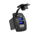 5V 3.1A Universal Car Charger Waterproof Dual USB Ports Auto Adapter Dustproof Phone Charger For Iphone Xiaomi Redmi Samsung AExp