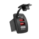 5V 3.1A Universal Car Charger Waterproof Dual USB Ports Auto Adapter Dustproof Phone Charger For Iphone Xiaomi Redmi Samsung AExp