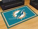 5x8 Rug 5x8 Rug NFL Miami Dolphins 5'x8' Plush Rug FANMATS