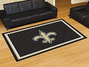 5x8 Rug 5x8 Rug NFL New Orleans Saints 5'x8' Plush Rug FANMATS