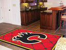 5x8 Rug 5x8 Rug NHL Calgary Flames 5'x8' Plush Rug FANMATS