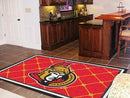 5x8 Rug 5x8 Rug NHL Ottawa Senators 5'x8' Plush Rug FANMATS