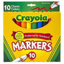 (6 BX) CRAYOLA BROAD LINE MARKERS-Arts & Crafts-JadeMoghul Inc.