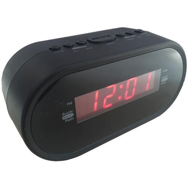 .6" Digital Alarm Clock Radio-Clocks & Radios-JadeMoghul Inc.