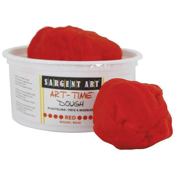 (6 EA) 1LB ART TIME DOUGH RED-Arts & Crafts-JadeMoghul Inc.