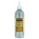 (6 EA) 8OZ GLITTER GLUE SILVER-Arts & Crafts-JadeMoghul Inc.