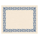 (6 EA) ART DECO BORDER PAPER BLUE-Supplies-JadeMoghul Inc.