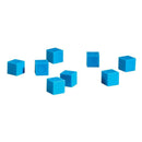 (6 EA) BASE TEN UNITS PLASTIC BLUE-Learning Materials-JadeMoghul Inc.