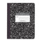 (6 EA) MARBLE COMPOSITION BOOK BLK-Learning Materials-JadeMoghul Inc.