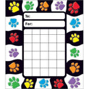 (6 EA) PAW PRINTS INCENTIVE PAD-Learning Materials-JadeMoghul Inc.