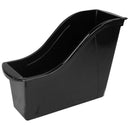 (6 EA) SMALL BOOK BIN BLACK-Supplies-JadeMoghul Inc.