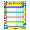 (6 EA) SOCK MONKEY CHORE CHART-Learning Materials-JadeMoghul Inc.