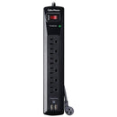 6-Outlet Professional Surge Protector-Surge Protectors-JadeMoghul Inc.