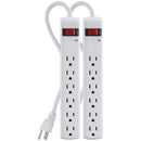 6-Outlet Surge Protectors, 2 pk-Surge Protectors-JadeMoghul Inc.