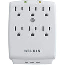 6-Outlet Wall-Mount Surge Protector-Surge Protectors-JadeMoghul Inc.