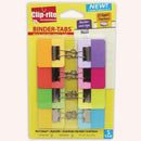 (6 PK) BINDER TABS ASSTD COLORS-Supplies-JadeMoghul Inc.