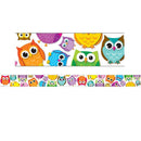 (6 PK) COLORFUL OWLS BORDER-Learning Materials-JadeMoghul Inc.