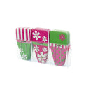 (6 PK) DAISY CLIP TABS PINK GREEN-Supplies-JadeMoghul Inc.