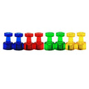 (6 PK) KALEIDOSCOPE MAGNETS SMALL-Supplies-JadeMoghul Inc.