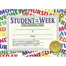 (6 PK) STUDENT OF THE WEEK CERT-Supplies-JadeMoghul Inc.