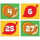 (6 PK) TURKEY LEAF CALENDAR-Learning Materials-JadeMoghul Inc.