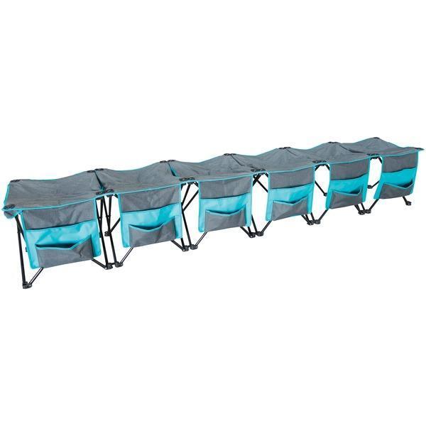 6-Person Curved Folding Bench-Camping, Hunting & Accessories-JadeMoghul Inc.