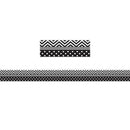 (6 Pk) Black & White Chevron And-Learning Materials-JadeMoghul Inc.