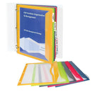 (6 Pk) C Line Binder Pockets With-Supplies-JadeMoghul Inc.