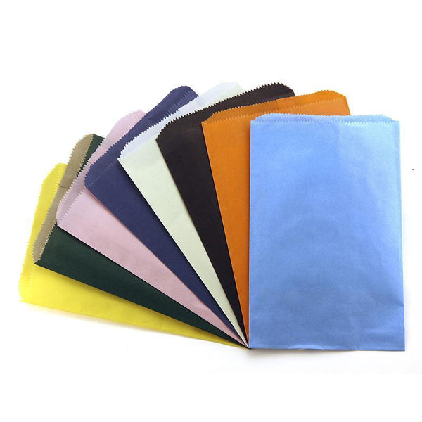 (6 PK) COLORFUL PAPER BAGS 6X9-Arts & Crafts-JadeMoghul Inc.