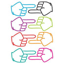 (6 Pk) Die Cut Magnets Pointing-Supplies-JadeMoghul Inc.