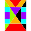 (6 Pk) Math Die Cut Magnet Tangrams-Supplies-JadeMoghul Inc.