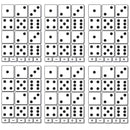 (6 Pk) Math Die Cut Magnets Dice-Supplies-JadeMoghul Inc.