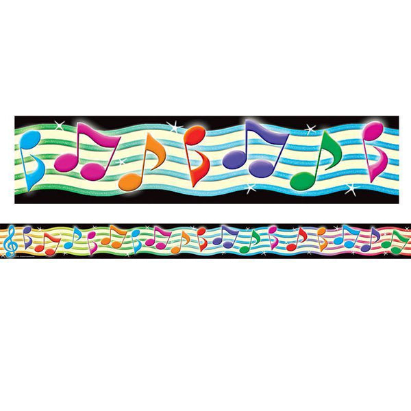(6 Pk) Musical Notes Straight-Learning Materials-JadeMoghul Inc.